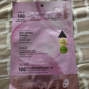 Collagen Needle Shot Hydrogel Mask - Pink